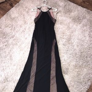 Black evening gown